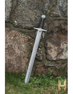 Épée de chevalier série Stronghold 87cm, couleur métal