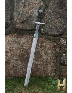 Épée de chevalier de la série Stronghold, couleur métal
