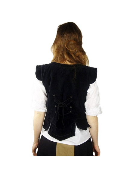 Gilet pirate Capitaine Adaliz, noir