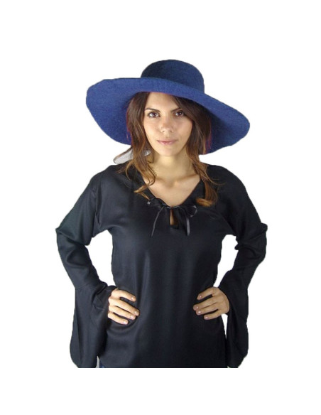 Élégant chapeau médiéval en laine