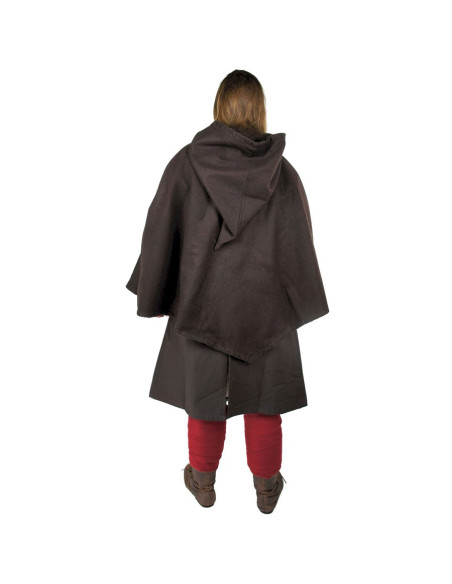 Viking Gugel Egill, laine marron foncé