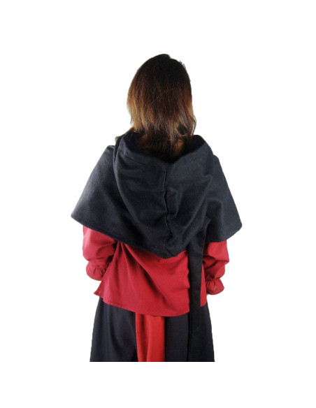 Gugel modèle médiéval en laine Anita,...