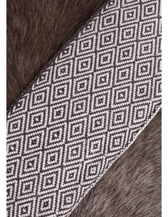 Guêtres Viking torsadées marron 2