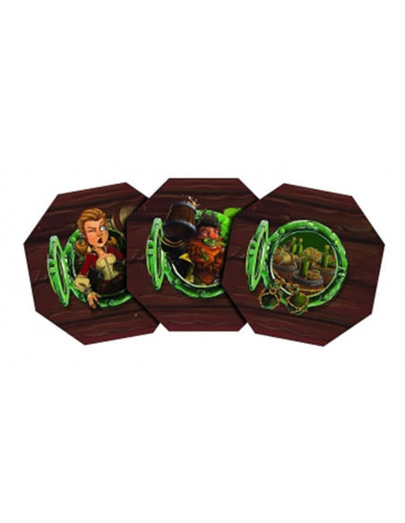 Jeu de plateau Piratoons, en espagnol