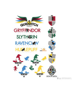 Lot de 55 autocollants Harry Potter 2