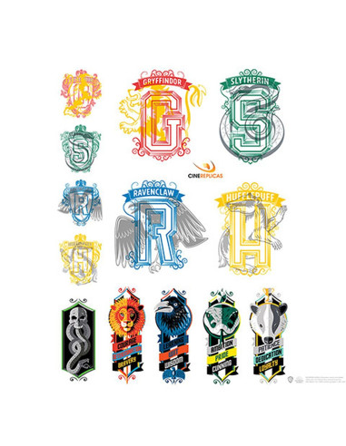 Jeu de 55 autocollants de Harry Potter