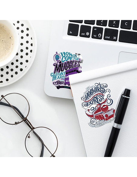 Lot de 55 autocollants Harry Potter