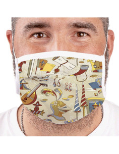 Masque médiéval réutilisable approuvé (pour adultes) 2