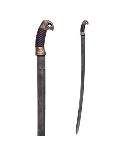 Sabre Shashka vieilli, avec baïonnette