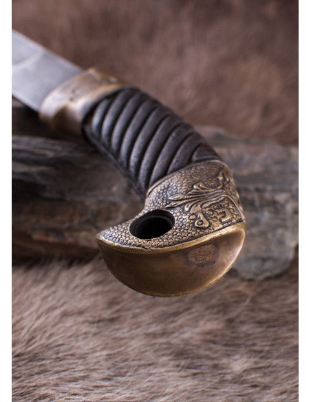 Sabre Shashka vieilli, avec baïonnette