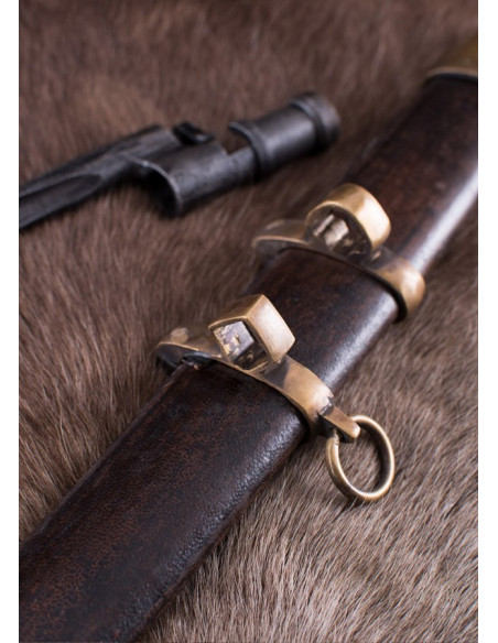 Sabre Shashka vieilli, avec baïonnette