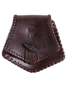 Sac en cuir avec croix celtique