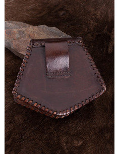 Sac en cuir avec croix celtique 2