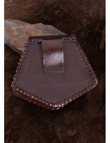 Sac en cuir avec croix celtique