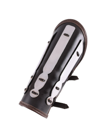 Bracelet en cuir renforcé de métal