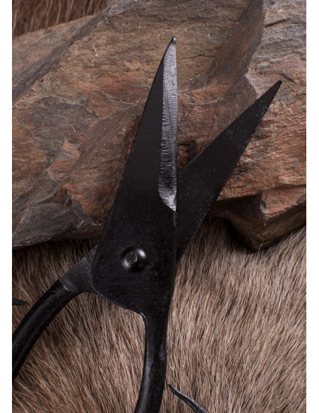 Ciseaux médiévaux forgés à la main