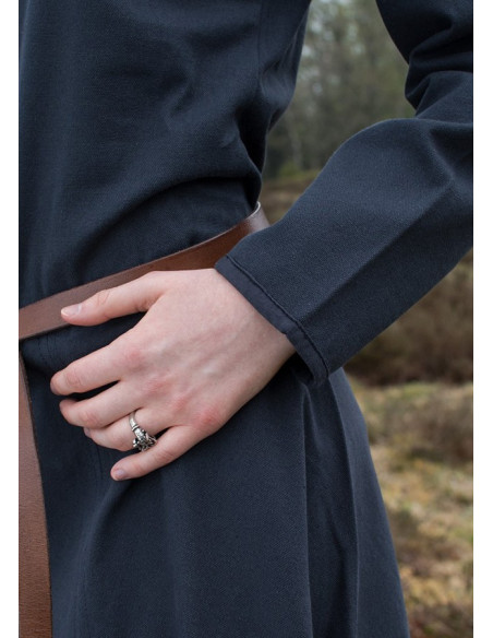 Robe Afra Longue Viking, Bleu Foncé