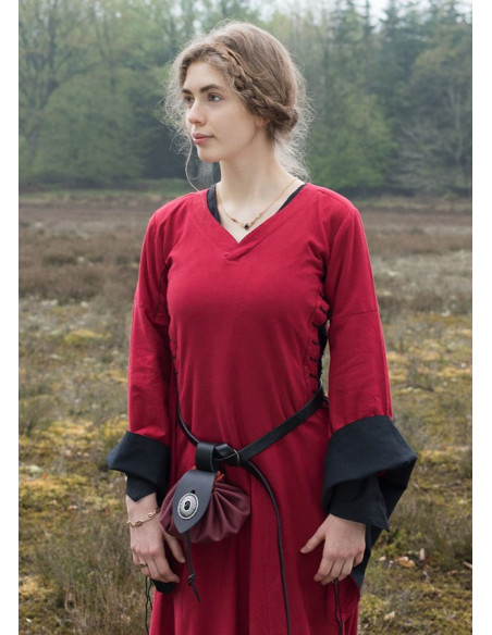 Robe médiévale ouverte Bliaut Amal,...