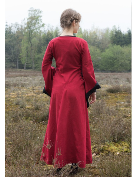 Robe médiévale ouverte Bliaut Amal,...