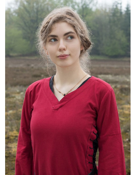 Robe médiévale ouverte Bliaut Amal,...