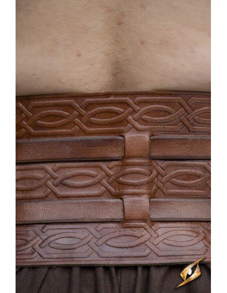 Pancera sauvage en métal, finition polie