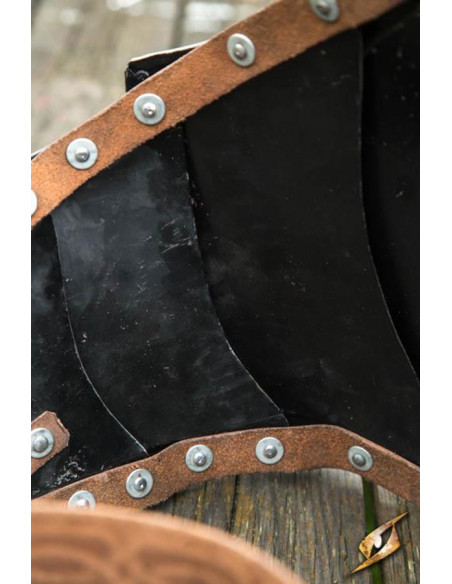 Pancera sauvage en métal, finition polie