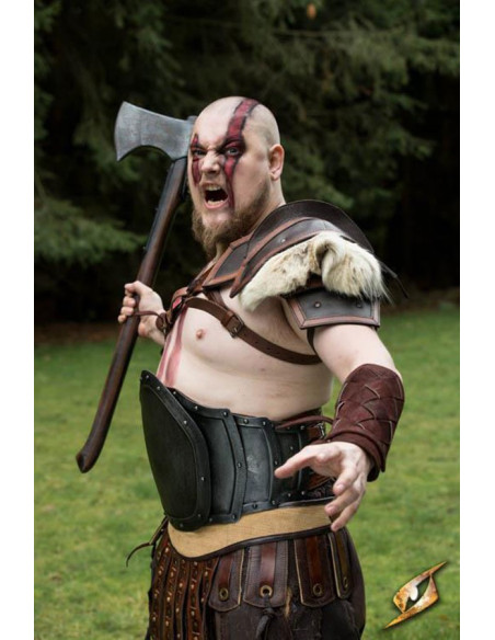 Pancera sauvage en métal, finition noire