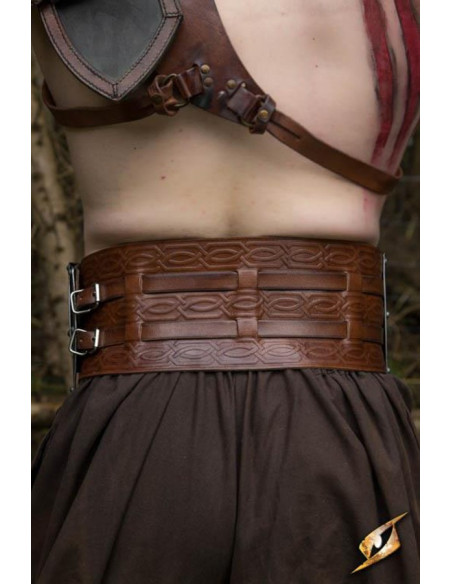 Pancera sauvage en métal, finition noire