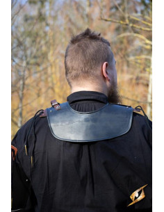 Gorgerin de guerrier médiéval, couleur foncée 2