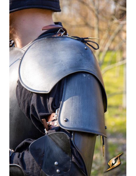 Épaulettes de guerrier médiéval,...