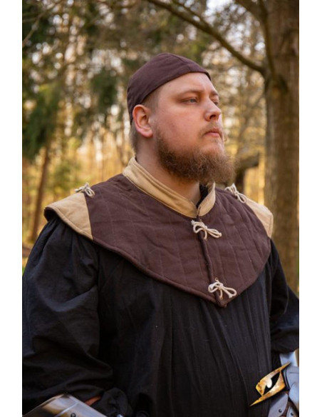 Gorgerin médiéval rembourré,...