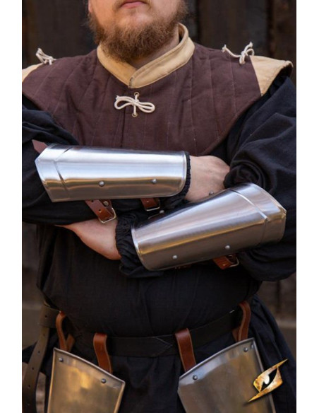 Bracelets d'écuyer médiéval, finition...