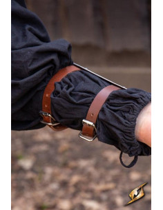 Bracelets d'écuyer médiéval, finition polie 2