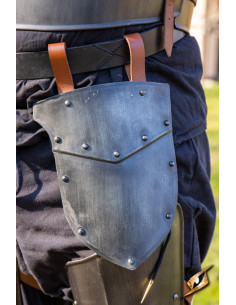 Glands médiévaux du guerrier, finition noire