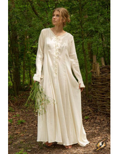 Tunique d'intérieur Isabel, coloris blanc naturel