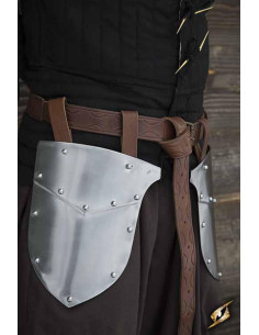 Glands médiévaux du guerrier, finition polie 2