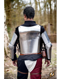 Cuirasse d'écuyer médiéval, finition polie 2