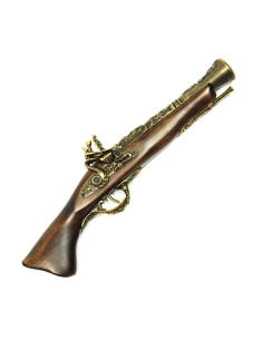 Pistolet tromblon long à silex