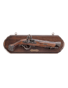 Panoplie en bois avec pistolet tromblon