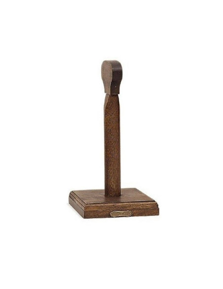 Socle en bois pour casque