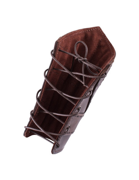 Brassards médiévaux rembourrés, couple