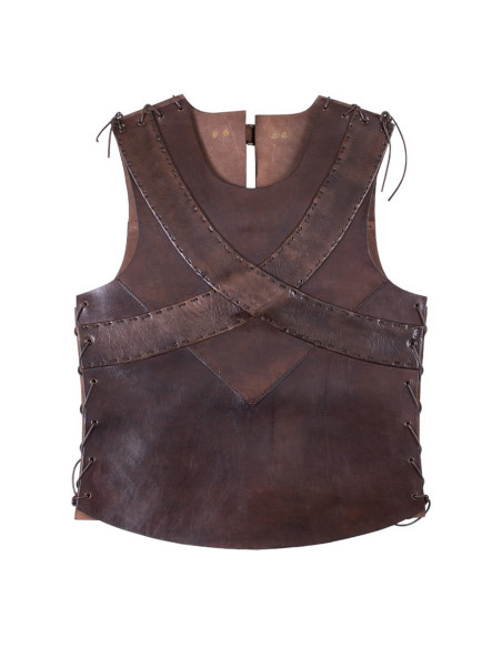 Armure en cuir avec renforts croisés
