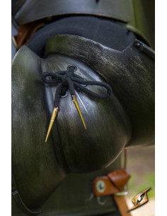 Bretelles d'armure milanaise, finition sombre 2