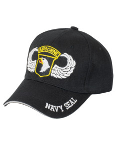 Chapeau noir Airbone NAVY SEAL