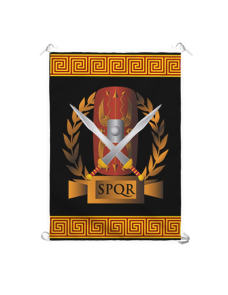 Bannière Légion Romaine SPQR,...