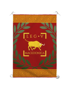 Bannière Legio V Macedonica Romana (70x100 cm.)