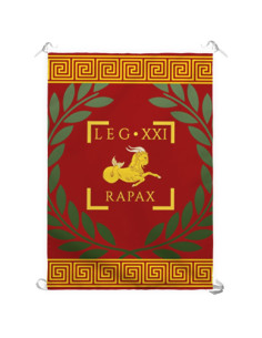 Bannière Legio XXI Rapax Romana (70x100 cm.)