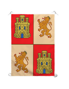 Bannière Médiévale Castilla y León (70x100 cms.)