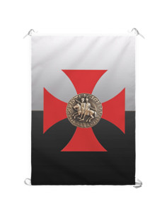 Bannière Croix des Templiers (70x100 cms.)