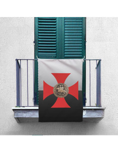 Bannière Croix des Templiers (70x100 cms.) 2